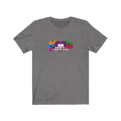 Hearts Painted Over Short Sleeve Tee - Image 2
