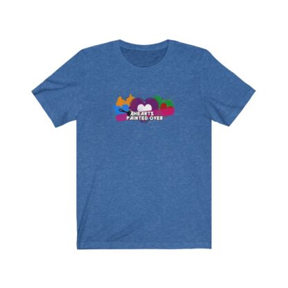 Hearts Painted Over Short Sleeve Tee - Image 4