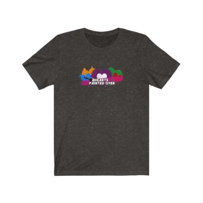 Hearts Painted Over Short Sleeve Tee - Image 3